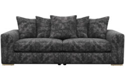 Florentine Extra Large Shimmer Fabric Sofa - Grey